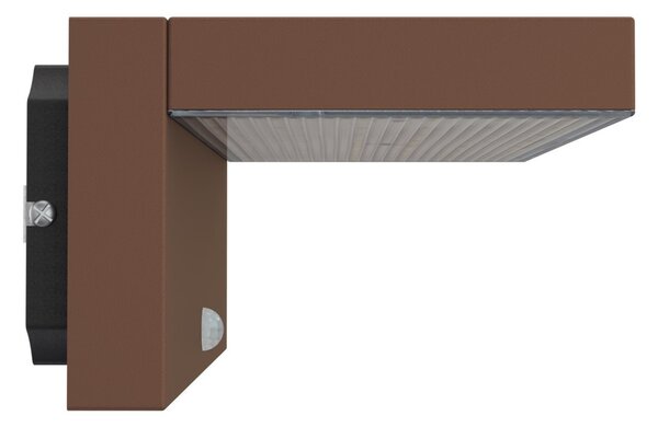 Applique LED Solare Minimal Corten con Sensore di Movimento Colore Bianco Naturale 4.000K