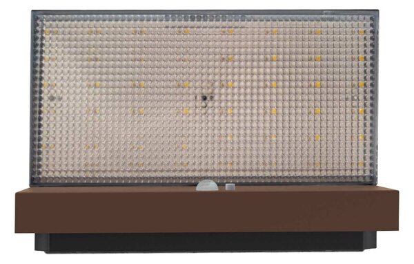 Applique LED Solare Minimal Corten con Sensore di Movimento Colore Bianco Naturale 4.000K