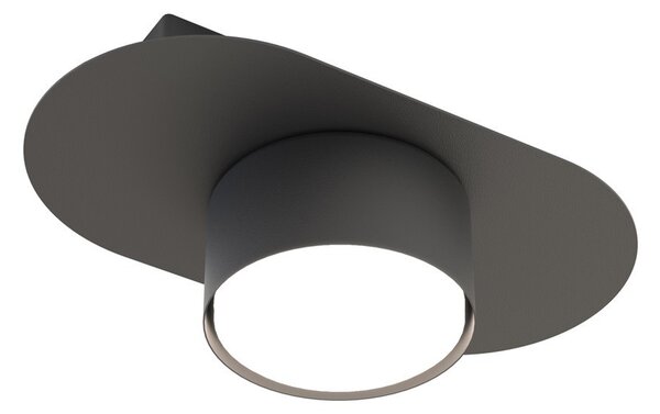 Lampada da soffitto in acciaio STILO 1 GX53 nera da interno
