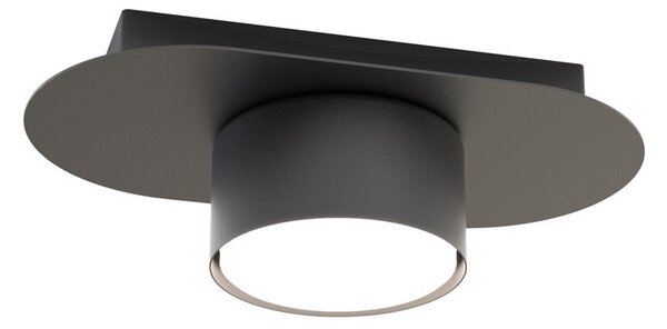 Lampada da soffitto in acciaio STILO 1 GX53 nera da interno