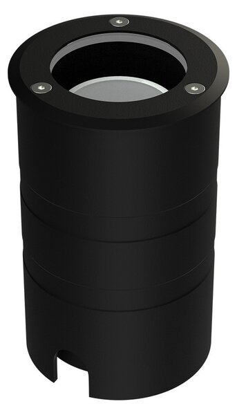 Faro Carrabile GU10 IP67 Orientabile INOX 304 Doppio Pressacavo - Antracite