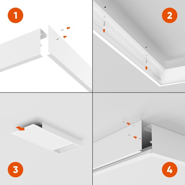 Cornice a Plafoniera per Pannello LED 60x30 cm