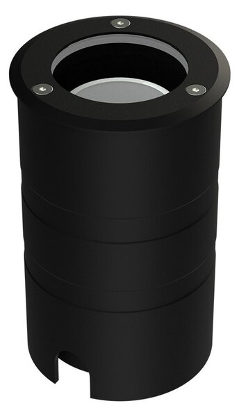 Faro Carrabile GU10 IP67 Orientabile INOX 304 Doppio Pressacavo - Antracite