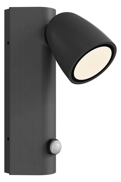 Applique da Esterno GU10 IP65 con Sensore Movimento AXIS - Grigia