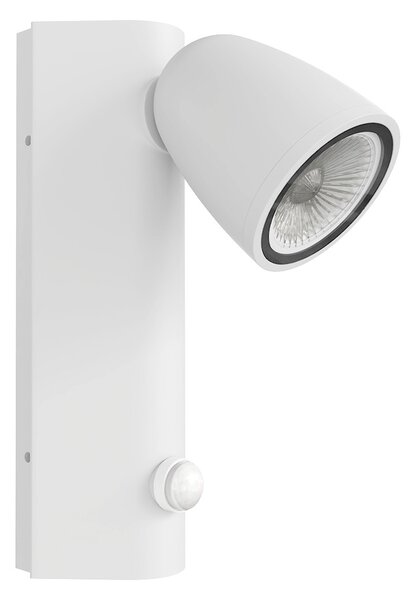 Applique da Esterno GU10 IP65 con Sensore Movimento AXIS - Bianca