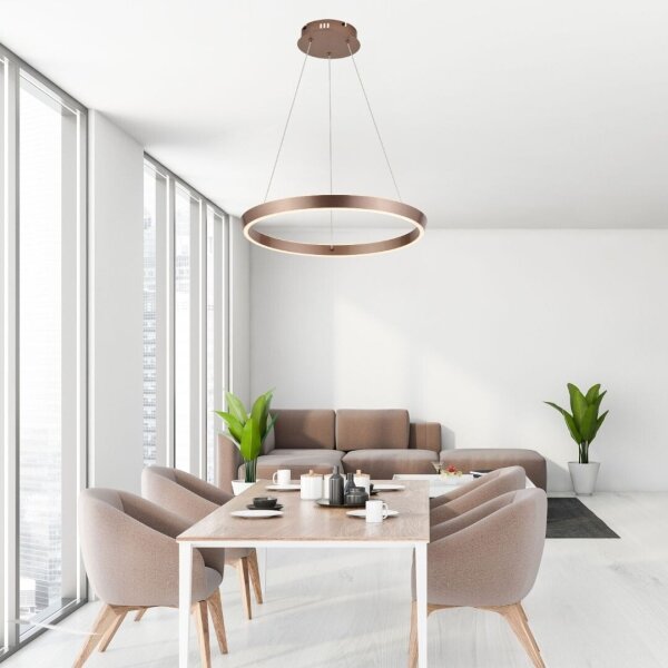 Rabalux 72402 - Lampadario LED dimmerabile a sospensione con cavo NEVIRA LED/70W/230V 3000-6500K + telecomando