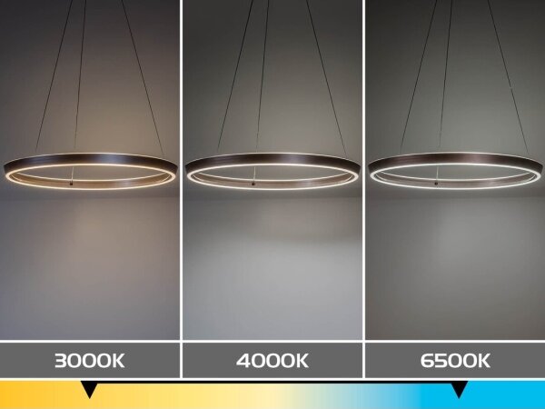 Rabalux 72402 - Lampadario LED dimmerabile a sospensione con cavo NEVIRA LED/70W/230V 3000-6500K + telecomando