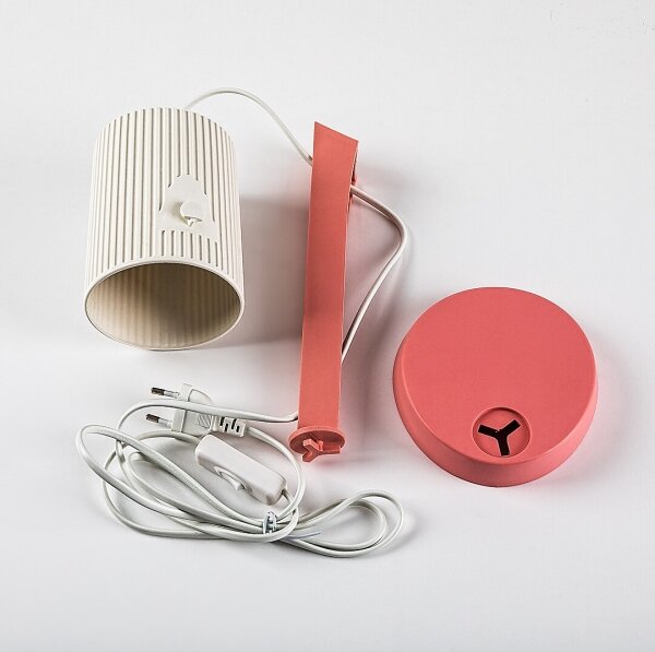 Rabalux 74088 - Lampada da tavolo SOLVET 1xE14/11W/230V rosa