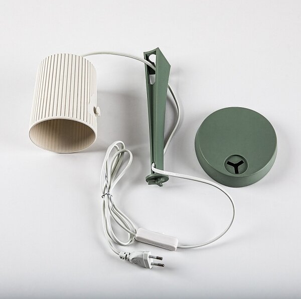 Rabalux 74087 - Lampada da tavolo SOLVET 1xE14/11W/230V verde