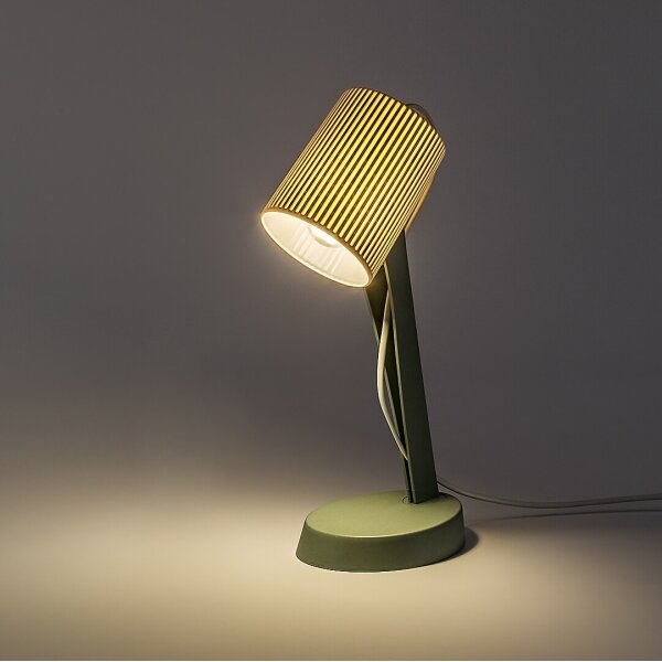 Rabalux 74087 - Lampada da tavolo SOLVET 1xE14/11W/230V verde