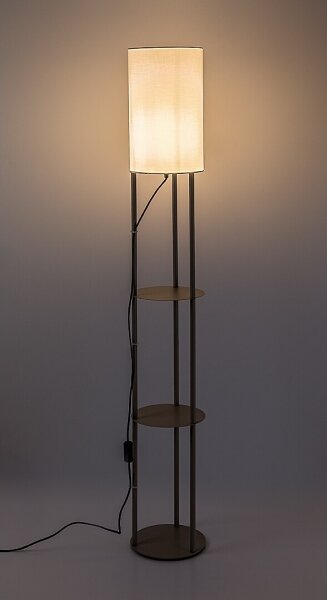 Rabalux 74107 - Lampada da terra BRONN 1xE27/40W/230V beige