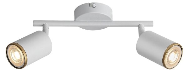 Rabalux 73105 - Faretto NOLIE 2xGU10/15W/230V bianco