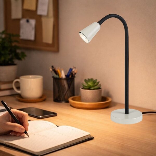 Rabalux 74093 - Lampada da tavolo ALDO 1xGU10/7W/230V colore crema