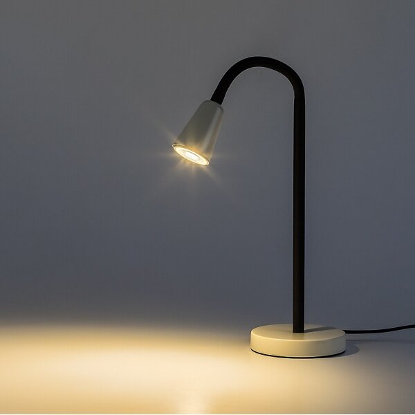 Rabalux 74093 - Lampada da tavolo ALDO 1xGU10/7W/230V colore crema