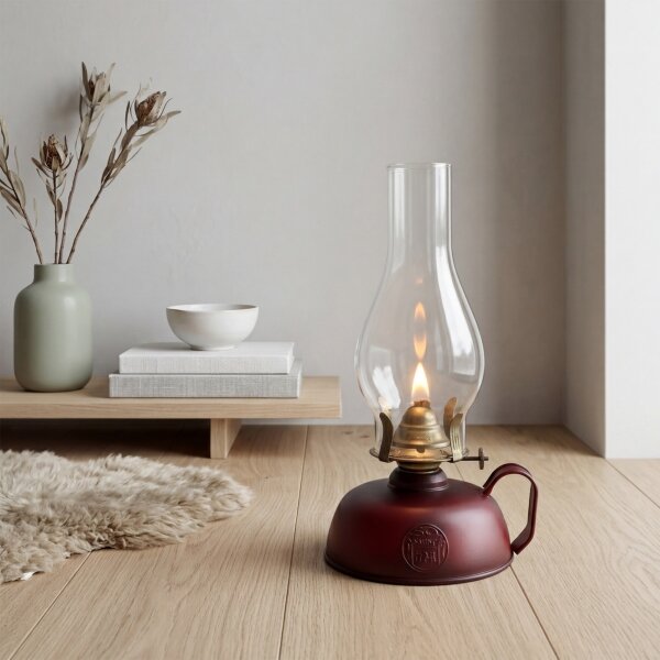 Brilagi - Lampada a petrolio MERLIN rossa