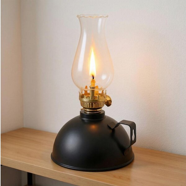 Brilagi - Lampada a petrolio MERLIN nera