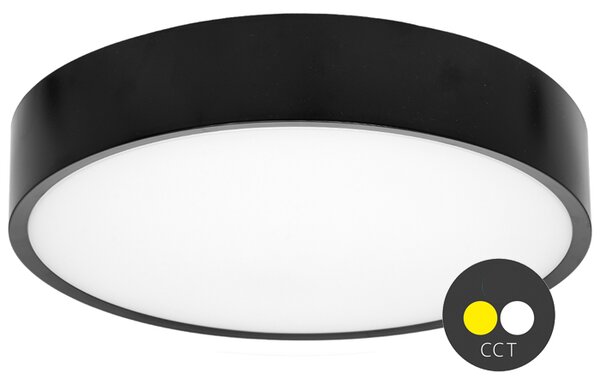Plafoniera LED per esterni IP65 MARTIN 15W 1650lm 3000/4000K nero