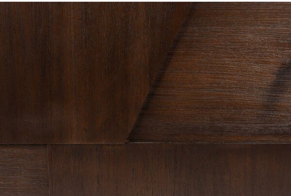 Mobile TV colore naturale scuro in legno massiccio 188x60x45 cm Bruneau – Dutchbone