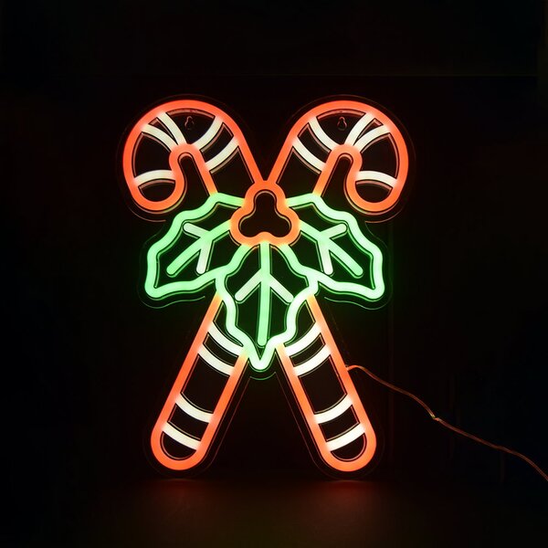 Bastoncini di zucchero luminosi da 30x40cm Led Neon Flex USB da interno Wisdom da rivedere