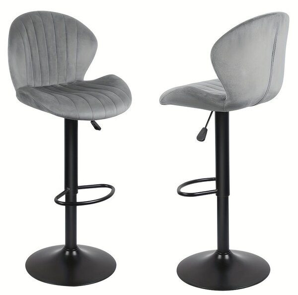 Poltrone girevoli - Poltrone a dondolo - Poltrone decorative - Poltrone per angolo relax - Set da 2 - Rotazione a 360°