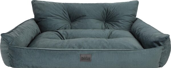 Cuccia per cani, lettino per animali domestici, cuscino imbottito per cani, letto, divano per cani, materasso per animali, divano per cani, materasso - Joker, imbottito - 64 x 49 cm [Dimensione: L] - Verde fantasia