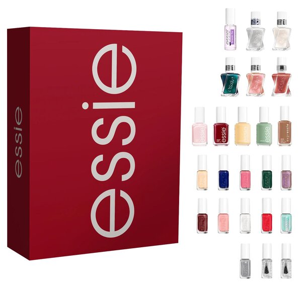 Calendario dell'Avvento essie 2026: set di smalti