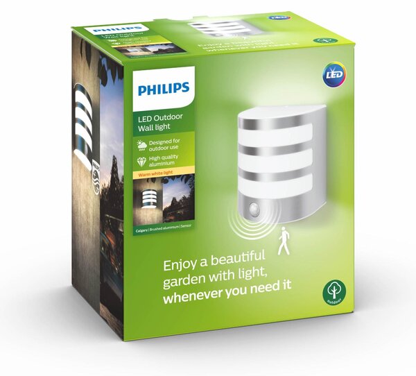Philips by Signify Philips myGarden Calgary inox Lampada a parete LED