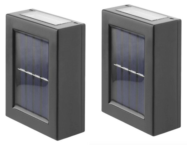 Lampada solare da esterno a parete, modello MP4815 (2 pezzi), Myers Power