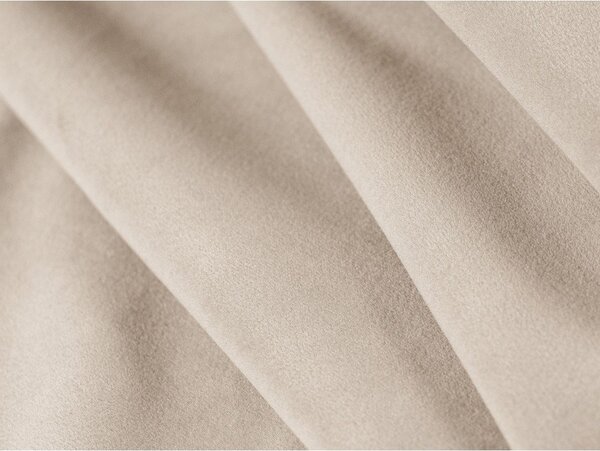 Divano angolare beige (con penisola a destra/con chaise lounge) con rivestimento in velluto Naomi – Micadoni