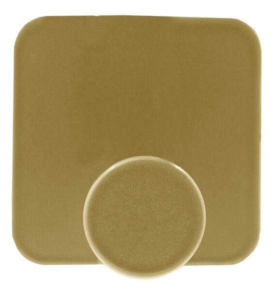 Set di ganci senza foratura oro opaco in metallo 2 pz Fixeo – douceur d'intérieur