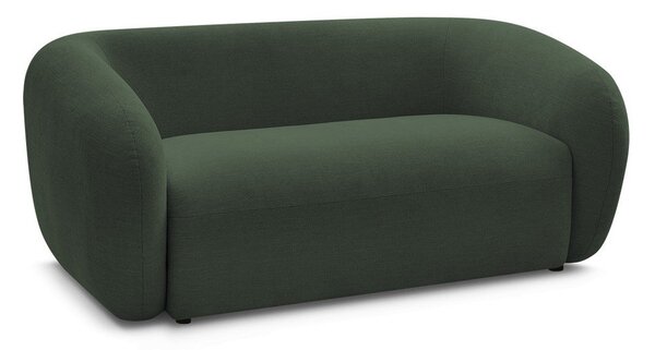 Divano verde con rivestimento in ciniglia 160 cm Celine – Bobochic Paris