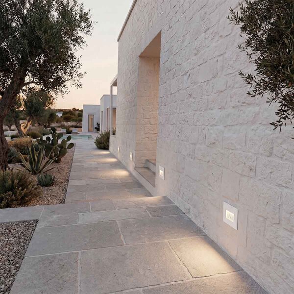 Segnapasso LED per scatola 503 3.5W IP65 Luce Asimmetrica Colore Bianco Freddo 6.000K