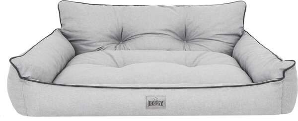 Cuccia per cani, lettino per animali domestici, cuscino imbottito per cani, letto, divano, materasso per cani, cuccia, divano per cani, materasso - Joker, imbottito - 64 x 49 cm [Dimensione: L] - Grigio, ecologico