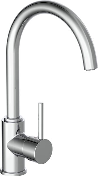 Rubinetto da cucina SCHÜTTE CASALLA, rubinetto da cucina a bassa pressione, rubinetto da cucina a risparmio energetico cromato