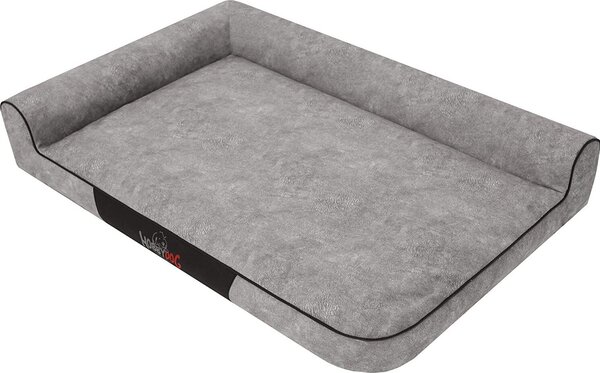 Cuccia per cani Bjird – Cesto per cani per cani di piccola, media e grande taglia – Cuscino per cani – Divano per cani "Max" – 80 x 53 x 18 cm [Dimensione: L] – Colore: Grigio