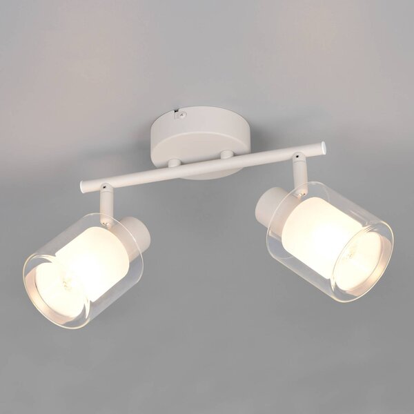 Reality Leuchten Plafoniera soffitto Neralo, dimmerabile, Alluminio / Grigio / Zincato, Soggiorno / Sala da pranzo, Metallo, Plafoniera