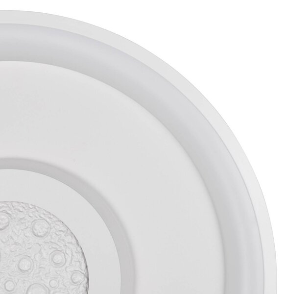 Reality Leuchten Plafoniera soffitto Nexalo, dimmerabile, Bianco / Opale, Soggiorno / Sala da pranzo, Metallo, Moderno, Plafoniera