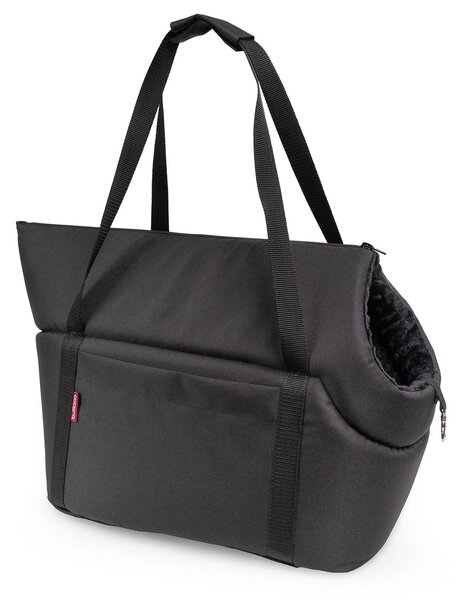 Borsa per cani Borsa da trasporto per cani Gatti Borsa da trasporto New Black Minky M