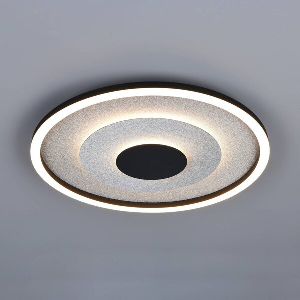Reality Leuchten Plafoniera soffitto Yomo, Nero, Soggiorno / Sala da pranzo, Metallo, Moderno, Plafoniera