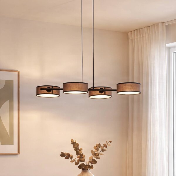 Lampada a sospensione Drumz 4 EMIBIG LIGHTING, dimmerabile, Marrone / Ruggine, Soggiorno / Sala da pranzo, Metallo, Moderno, Lampada a sospensione