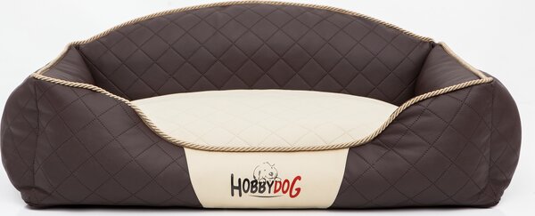 Cuscino per cani, cuccia per cani, cestino per cani, divanetto per cani, lavabile - Elite - 110 x 84 x 30 cm [Taglia: XXL] - Marrone