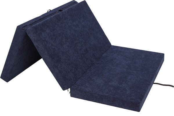 Materasso pieghevole BEN - 200×120×10 cm - pieghevole, rivestimento lavabile, materasso in schiuma rigida, tessuto Aloba, letto per ospiti e tappetino yoga | Pillowprim