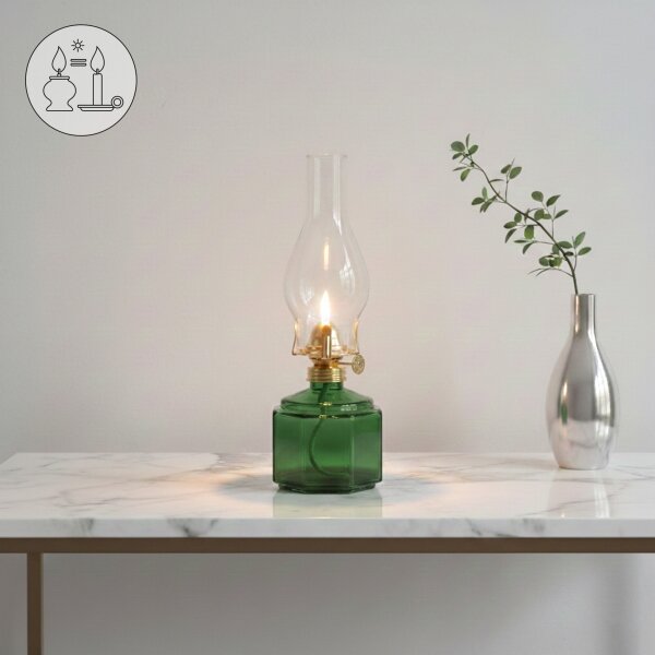 Brilagi - Lampada a petrolio MERLIN verde