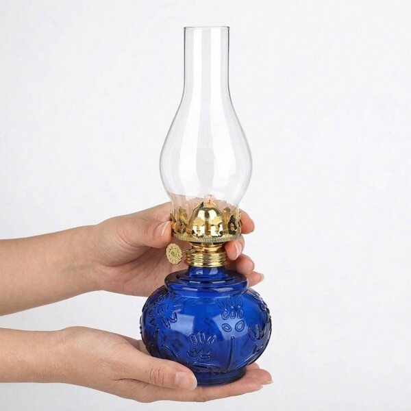 Brilagi - Lampada a petrolio MERLIN blu