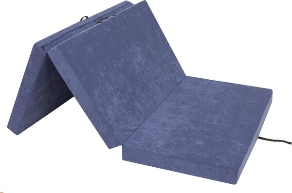 Materasso pieghevole BEN - 200×120×10 cm - pieghevole, rivestimento lavabile, materasso in schiuma rigida, tessuto Aloba, letto per ospiti e tappetino yoga | Pillowprim