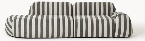 Chaise longue componibile a righe Wolke