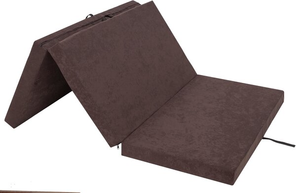 Materasso pieghevole BEN - 200×120×10 cm - pieghevole, rivestimento lavabile, materasso in schiuma rigida, tessuto Aloba, letto per ospiti e tappetino yoga | Pillowprim