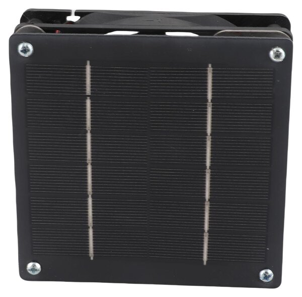 Ventilatore solare monocristallino, 3 W, 6 V, angolo regolabile, uscita dell'aria, silenzioso, ideale per pollai e serre