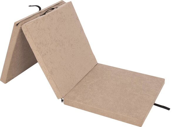 Materasso pieghevole BEN - 180×65 cm - pieghevole, rivestimento lavabile, materasso in schiuma rigida, tessuto Aloba, letto per ospiti e tappetino yoga | Pillowprim