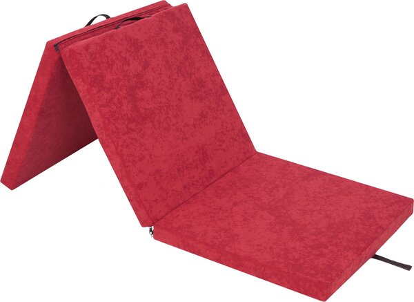 Materasso pieghevole BEN - 180×65 cm - pieghevole, rivestimento lavabile, materasso in schiuma rigida, tessuto Aloba, letto per ospiti e tappetino yoga | Pillowprim